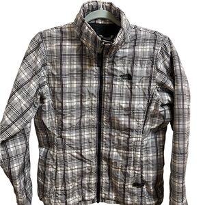 The North Face Women’s Plaid Jacket - Black and White